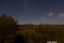 Uluru under Stars
